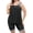 White, variant on SwiftWear Women's Plus Size Tankini Set with Swim Shorts Knee Length, Tummy Control Two-Piece Swimsuit Flattering Beach Swimwear