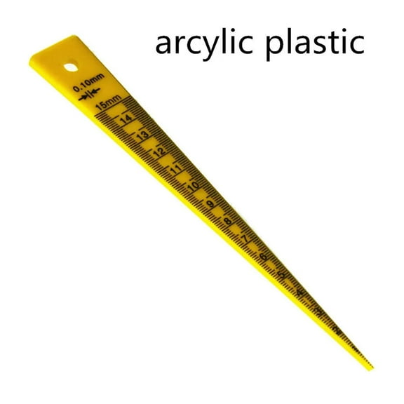 K15SG plastic feeler gauge 1-15mm Taper Welding Feeler Gauge Gage Gap Ruler Automobile industry Measuring Tools ,Corrosion-Resistant