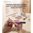 thumbnail image 6 of MelodySusie Pen-Shaped Portable Cordless Nail Drill, PC180F 25000RPM Rechargeable Electric File with LED Display for All Nail Care, 6 of 7
