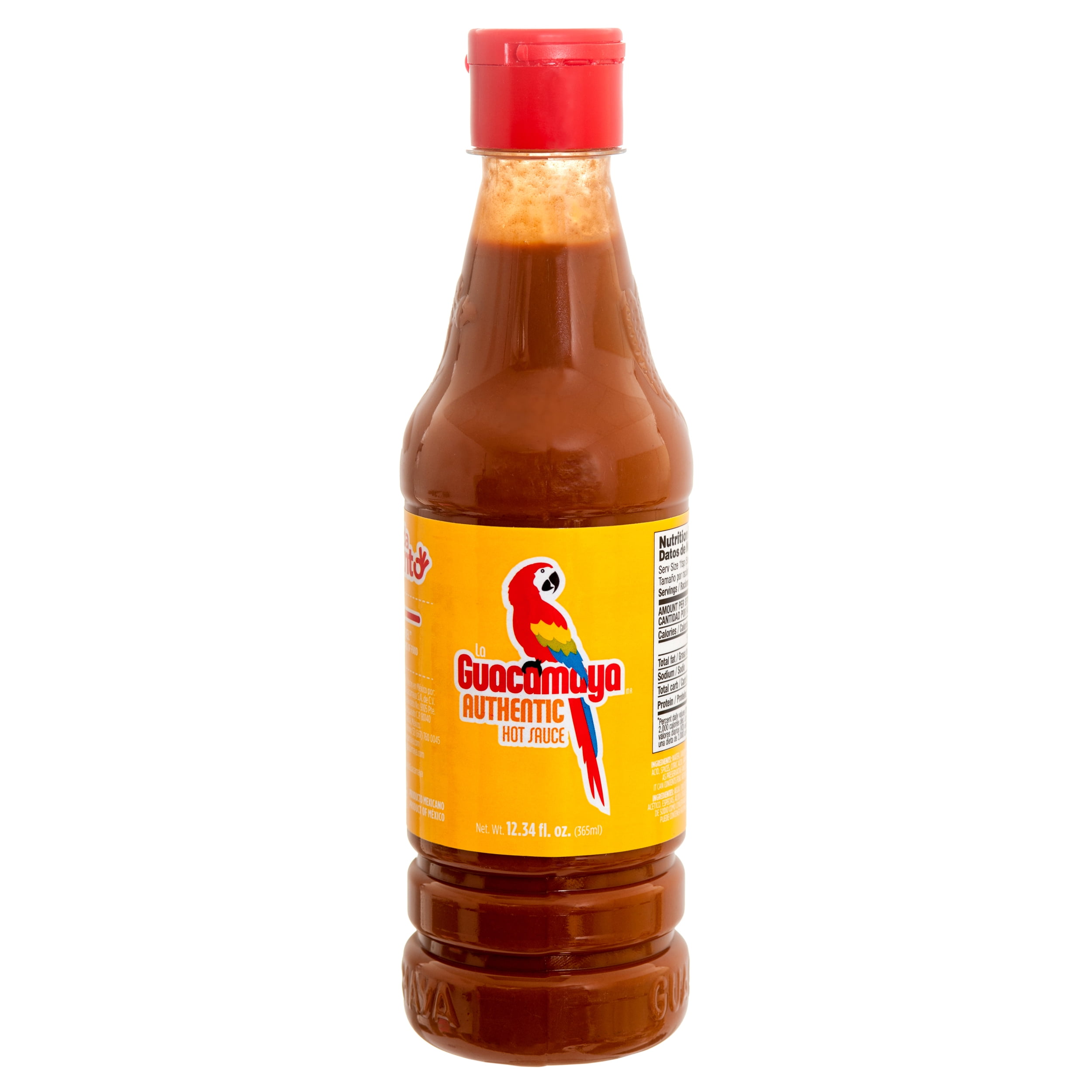 La Guacamaya Authentic Hot Sauce (1 x 12.34 oz. Bottle)