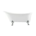 thumbnail image 4 of Cache Single Slipper, Clawfoot Soaking Acrylic Bathtub, Chrome Clawfoot, 4 of 14