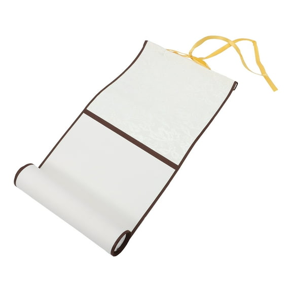 OUNONA  Scroll for Painting Drawing Scrolls Blank Paper Refillable Pen White