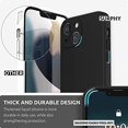 thumbnail image 2 of Silicone Case Compatible with iPhone 13 Mini Case 5.4 inch (2021), with Camera Protection Liquid Silicone Soft Gel Rubber Phone Case Cover with Microfiber Lining （blcak), 2 of 5