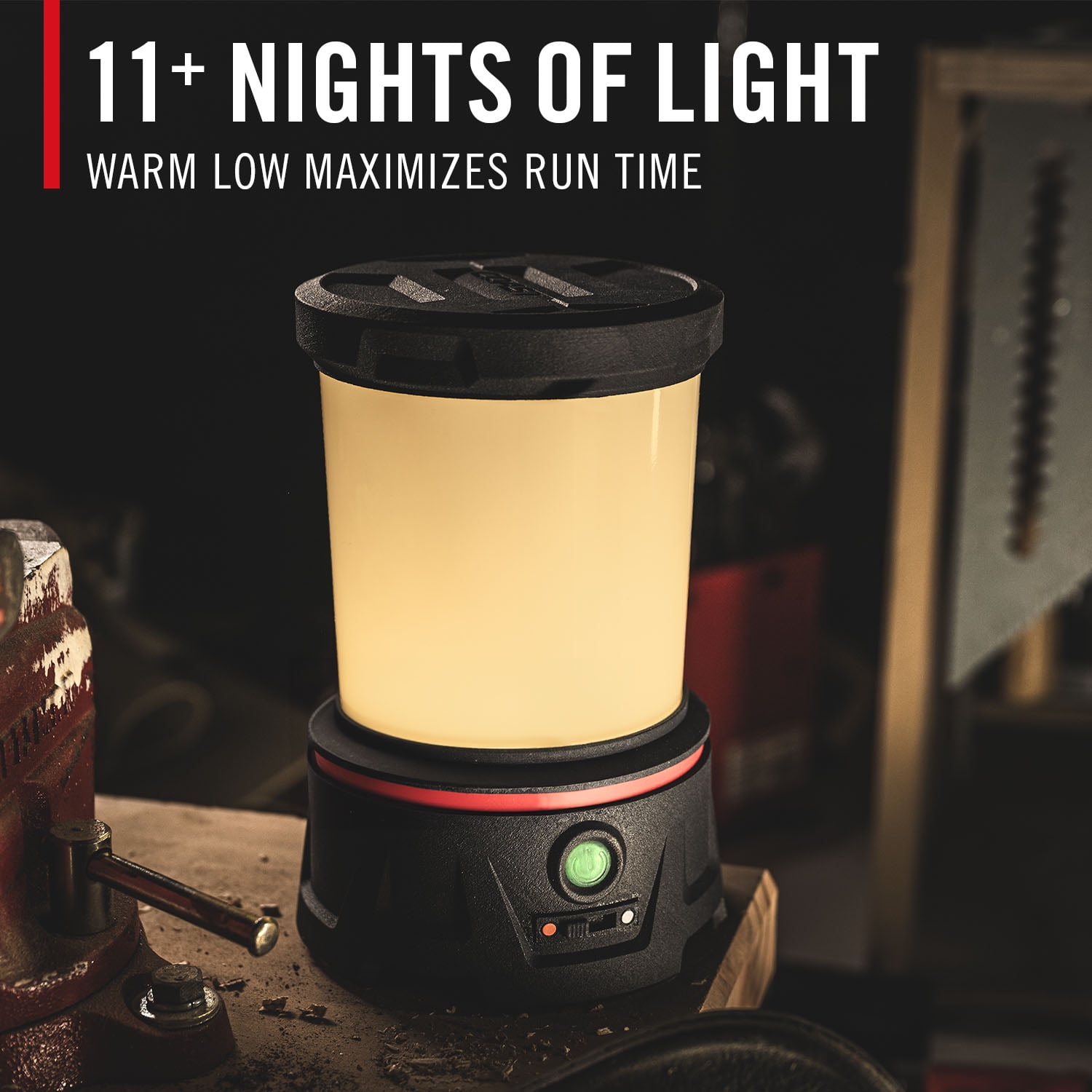 COAST EAL40R Rechargeable Emergency Lantern, 2500 Lumens, USB-C, 8 Light Modes, IP54 Rated