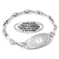 thumbnail image 1 of MedicEngraved Stainless Steel Custom Medical Alert Bracelet - 6mm Infinity Link, 1 of 8