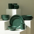thumbnail image 4 of Stone Lain Orbit 16-Piece Dinnerware Set Stoneware, Green, 4 of 6