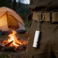 thumbnail image 3 of Silbato de alta frecuencia con llavero: silbato de emergencia ligero y portátil, ideal para senderismo, acampada, navegación y emergencias al aire libre, 3 of 6
