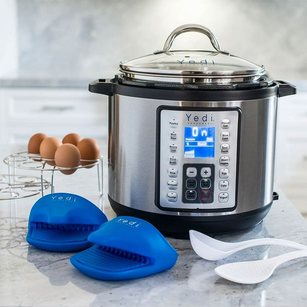 Yedi Houseware 9 in 1 6 Quart Stainless Steel Multi Pressure Cooker Silver Walmart