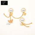 thumbnail image 2 of Femmes Doigt Bijoux Alliage - 2PCS Papillon Punk Chaîne Doigt Anneau Ouvert, 2 of 10