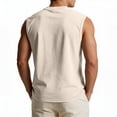 thumbnail image 5 of Domuza Acid Wash Tank Tops for Men Vintage Distressed Washed Sleeveless Tee Shirts Summer Workout Loose Fit Muscle Shirts Complexion L, 5 of 6