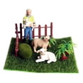 thumbnail image 3 of Adorno de Ovejas Jardín de Hadas de Simulación en Miniatura Sunnimix Granja de micro paisaje 7.8x4cm, 3 of 6