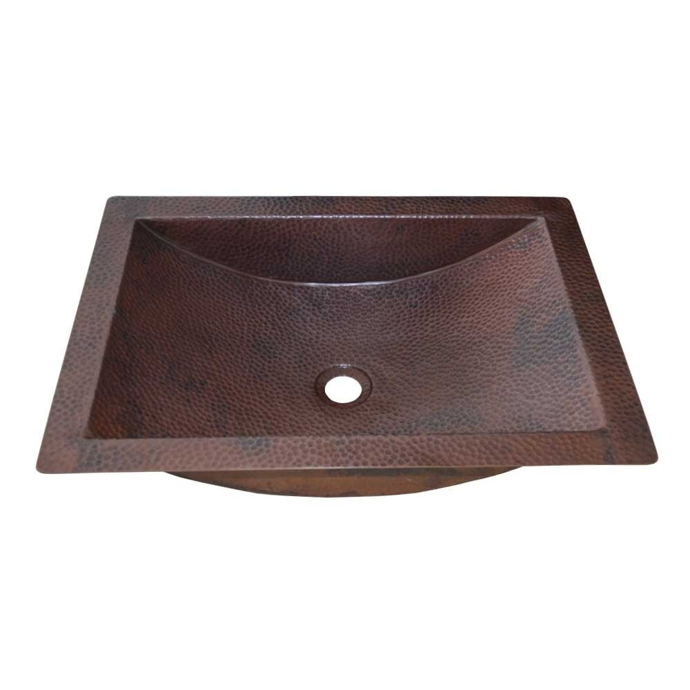 Native Trails CPS245 Avila 21" Rectangular Copper Undermount Bathroom Sink - Copper