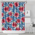 thumbnail image 2 of Waterproof Pioneer Shower Curtain 72x84 Inch Polyester Unique Cute Floral Shower Curtain for Bathroom Hotel Home Decor with 12 Plastic Hooks, 2 of 5