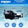 thumbnail image 3 of Swimine Hydrotools 6660 GPH Filter Pump for Above and Inground Swimming Pools, 3 of 8