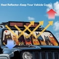 thumbnail image 5 of Psesaysky Windshield Sun Shade, Cute Cats Sunshade Compatible with Car Off-road Vehicle Foldable Windshield Sun Visor Blocks UV Rays 52.95x16.14 inch, 5 of 7