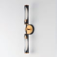 thumbnail image 5 of Regent 2 - Light Black And Antique Brass - LED Glass And Steel, 5 of 5