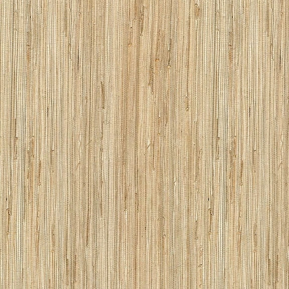 Kenneth James Dazo Neutral Grasscloth Unpasted Grasscloth Paper Backed Wallpaper, 36-in by 24-ft, 72 sq. ft.