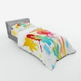 thumbnail image 3 of Ambesonne Colorful Bedding Set 4 Pcs, Hawaiian Beach Party, Queen, Multicolor, 3 of 3