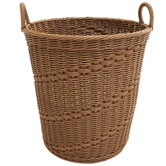 SOPOTUTU Sopotutu Brown Laundry Basket Home Essentials
