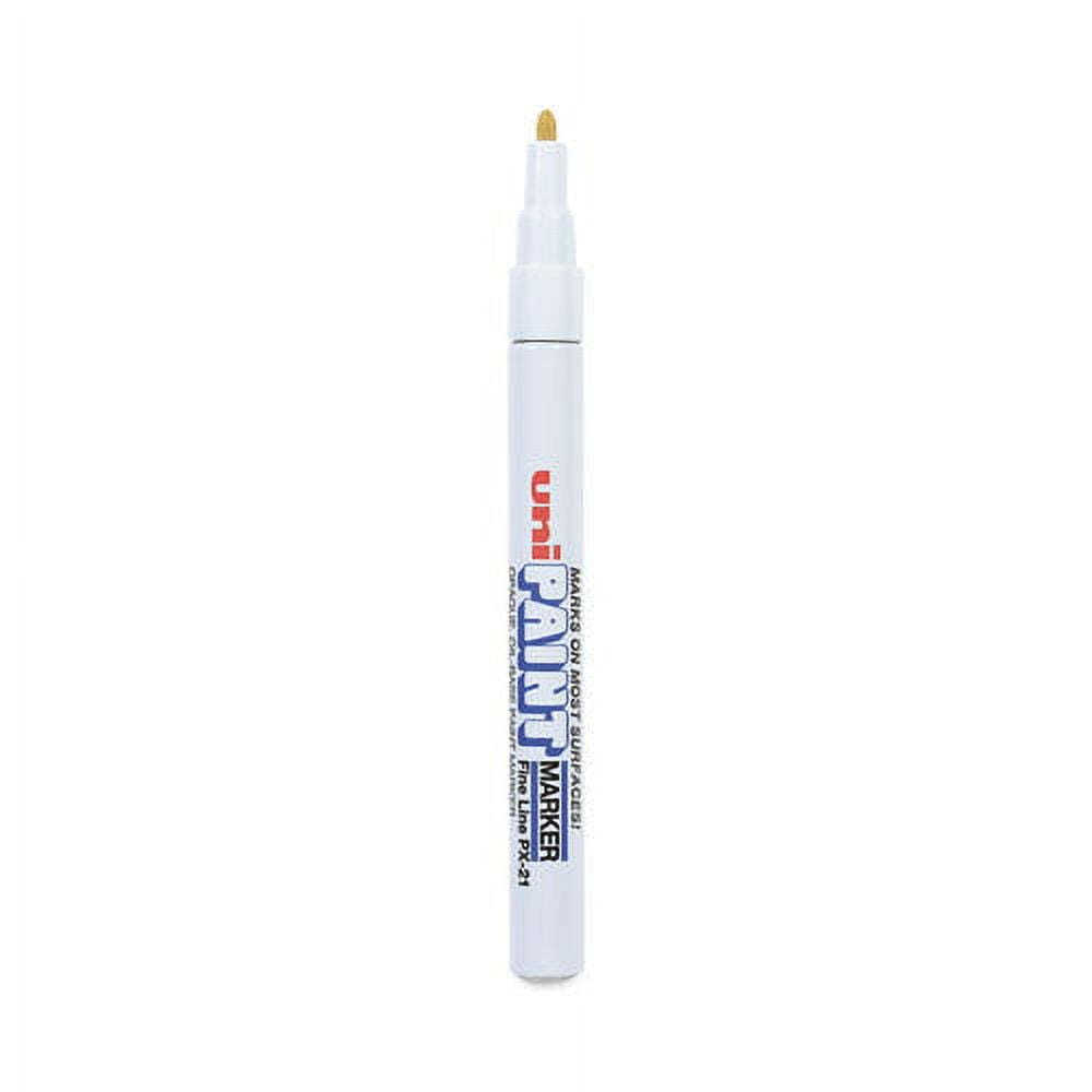 Marqueur huile créatif Uni Ball Paint Marker PX-21 pointe moyenne blanc -  Profitez-en