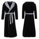 thumbnail image 4 of Long dressing gown for men - warm winter hooded coat towel, 4 of 5