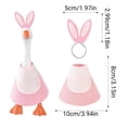 thumbnail image 2 of 2pcs Easter Porch Goose Outfit for Party Decoration, Festive Spring Dress-Up Clothes for Yard Statues, Cute Outdoor Courtyard and Lawn Atmosphere Decoration, Accessory Only (Goose Not Included), A, 2 of 6
