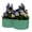 Green, variant on Memoryfield 2-Pack Flower-Shaped Galvanized Raised Garden Beds, 12" Deep Outdoor Metal Planter Boxes – Rust-Proof, No-Stoop Design for Vegetables, Herbs & Flowers, Green