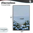 thumbnail image 4 of Stupell Industries Rustic Lodge Yacht in Floral Bay Gray Framed Giclee Art, 20 x 30, by Petals Prints Design, 4 of 8