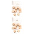 thumbnail image 1 of Cateissary Colgadores de cuadros Clavos de de doble cabeza Colgando Marco de fotos Gancho Pasadores Herramienta de oficina linda portátil 9 9 piezas poliédricas 2Conjunto, 1 of 6