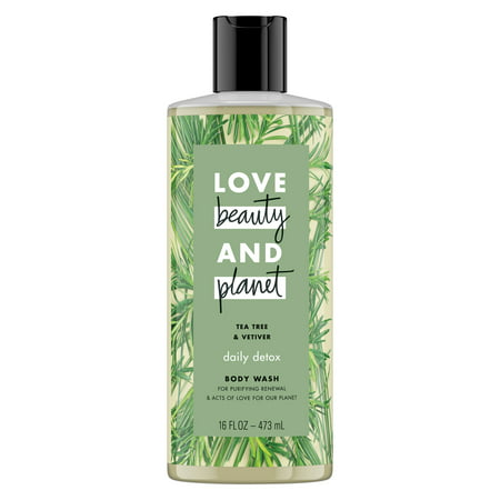 Love Beauty And Planet Daily Detox Body Wash Tea Tree & Vetiver 16 (Best Detox Bath Ingredients)