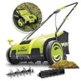 thumbnail image 1 of 13-Inch 11.5-Amp Electric Scarifier + Lawn Dethatcher w/8-Gallon Collection Bag, 1 of 10