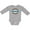 AC-Heather Grey, variant on Proud Colorado Native Boys or Girls Long Sleeve Baby Bodysuit