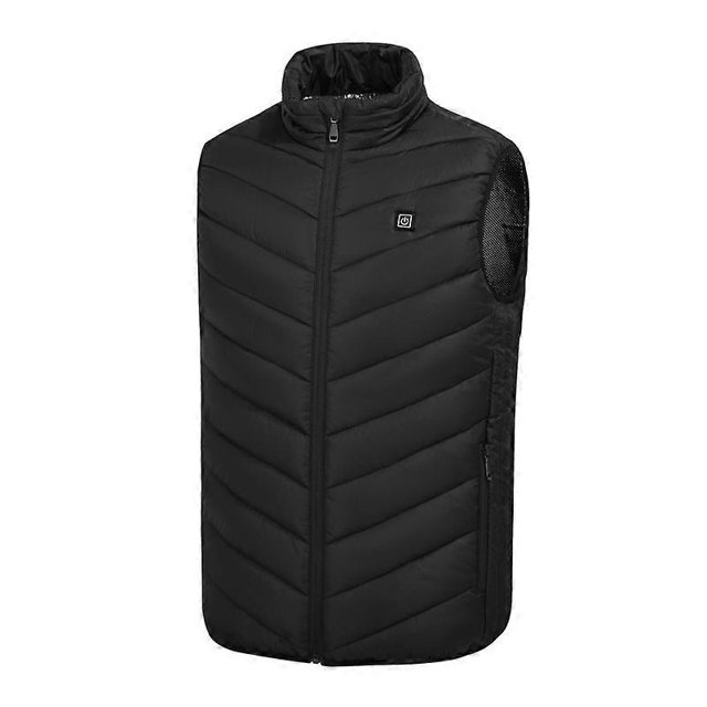 Lightweight Smart Heated Vest Thermal Heating Vest with 9 Heated Zone for Winter (No Power Bank) - S