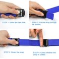 thumbnail image 5 of 4PCS Tie Down Straps, Heavy Duty Lashing Straps Adjustable Cam Buckle Tie-Down Straps for Motorcycle, Cargo, Trucks,Trailer,Luggage - 3.3' x 1" Blue, 5 of 8