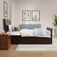 thumbnail image 5 of AFI Portland Twin Platform Bed with Matching Footboard & Twin Trundle, Espresso, 5 of 12