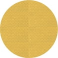 thumbnail image 1 of Ahgly Company Machine Washable Indoor Round Transitional Yellow Area Rugs, 3' Round, 1 of 7