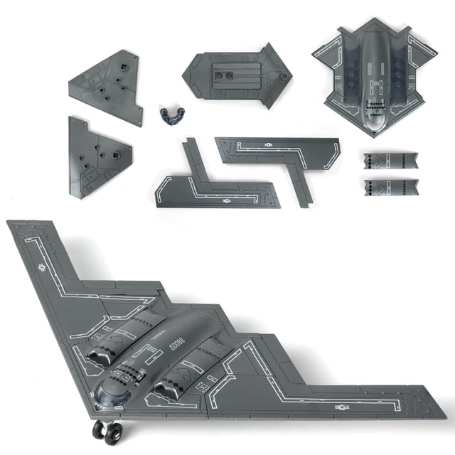 Maqueta de avión SEBUNAS B-2 Spirit escala 1/200 con 20 piezas