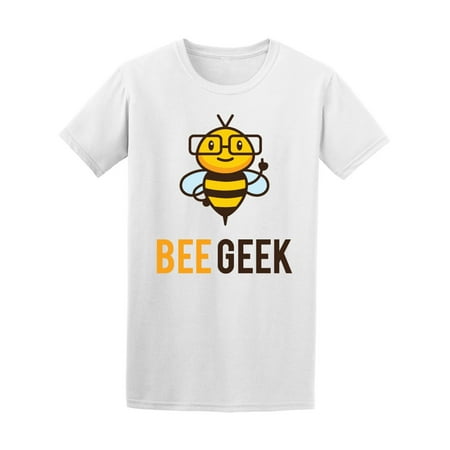 Geek Bee Mascot Tee Men's -Image by Shutterstock