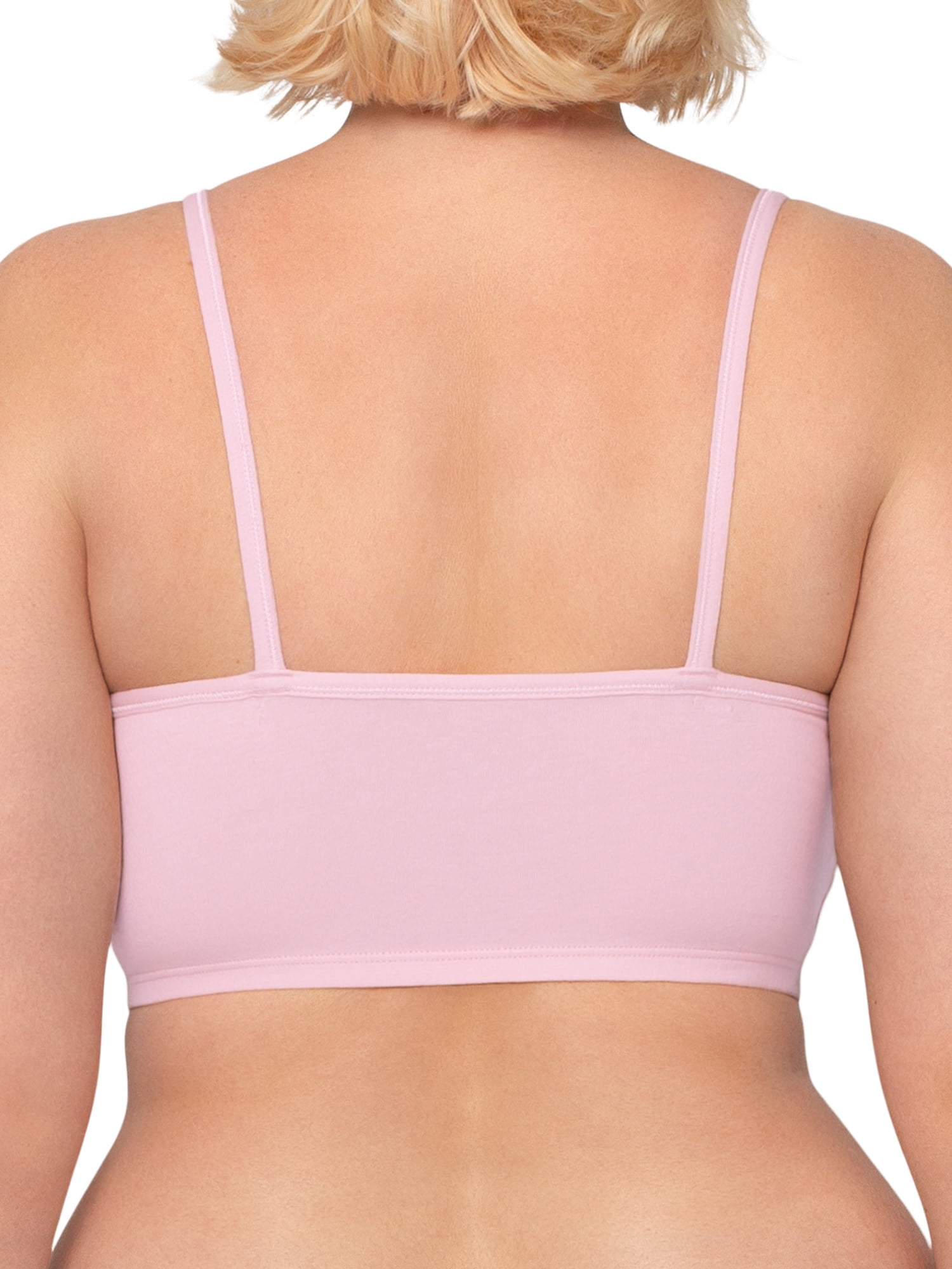 Fruit of the Loom Women's Spaghetti Strap Cotton Sports Bra, 3-Pack, Style-9036