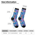 thumbnail image 2 of Balery Colorful Mushrooms Pattern Crew Socks Unisex– Soft & Breathable Socks for Men & Women, One-Size Fits Most (US 5-11), Comfortable & Durable for Daily Wear, 2 of 6