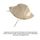thumbnail image 3 of Minnieouse Sombrero de algodón para el sol con ala ancha para protección solar y protección contra las quemaduras solares, sombrero de pescador Sombreros Beige METRO, 3 of 6