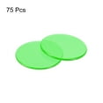 thumbnail image 3 of Uxcell Game Chips 3/4 Inch for Game Playing Marker Transparent Green Pack of 75, 3 of 4