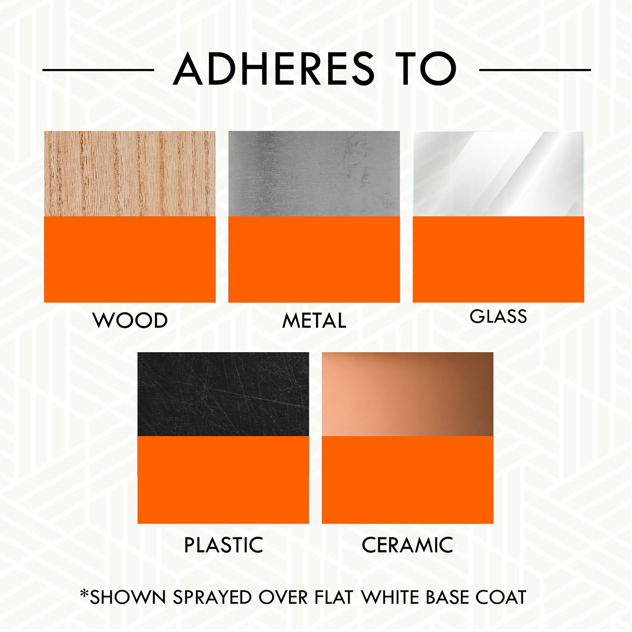 6 Pack, Fluorescent Orange, Rust-Oleum Specialty Flat Spray Paint-1954830, 11 oz