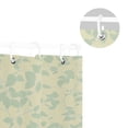 thumbnail image 5 of Leafy Theme Pattern Design 72x72 Waterproof Shower Curtain Liners Durable Metal C-Hooks Fade-Proof Thermal Print Anti-Splash, 5 of 5