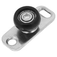 thumbnail image 1 of Miangastore Barn Door Sliding Roller Guide with Bottom Floor Stop for Glass Doors 2pcs, 1 of 8