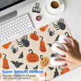 thumbnail image 4 of Long Mouse Pads for Desk,Halloween Pumpkin Spider Pattern Desk Mats on Top Of Desks, Desk Mouse Pad Extra Large with 3mm Non-Slip Base and Stitched Edge for Gaming,Office,Work,Home 35.4x15.7in, 4 of 5