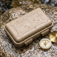 thumbnail image 2 of Waterproof Hard Storage Case 5.12 X 3.15 X 1.57 Inches Plastic Protective Box With Double Sided Foam Khaki, 2 of 6