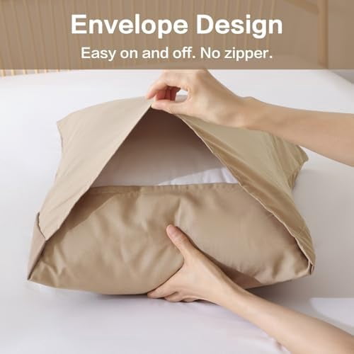 Oversized King Comforter Taupe Brown, 3pcs(1 Boho Tan Comforter & 2 Pillowcases), Lightweight Oversized King Size Comforter Sets Soft Bedding