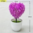 thumbnail image 4 of TopOne Ornements en Forme de Coeur de Pêche Décoration de Table Intérieure en Pot de Fleurs Artificielles, 4 of 6