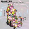 thumbnail image 4 of TSOVTHRID Easter Egg Daisy Floral Print 4 Pieces Gaming Chair Covers Slipcovers, Stretchable Elastic Computer Reclining Gaming Chair Seat Cover with Armrest Covers for Easter Decor, 4 of 7